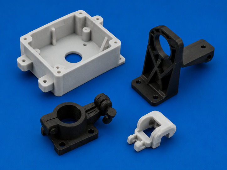 SLS Nylon PA12 functional parts for housings brackets and prototypes SLS Nylon PA12 functional parts for housings brackets and prototypes