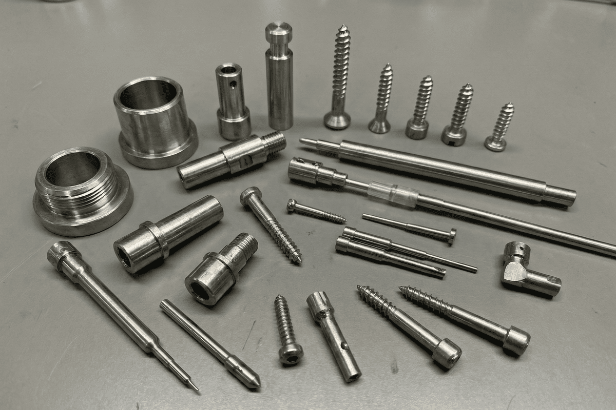 Medical Devices Typical Swiss CNC Machined Parts