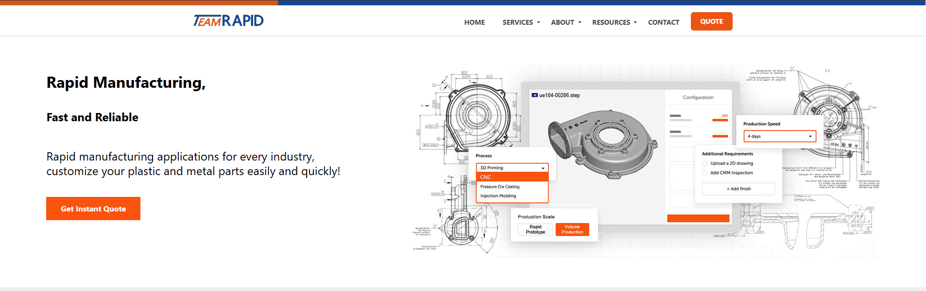 TEAM Rapid Manufacturing