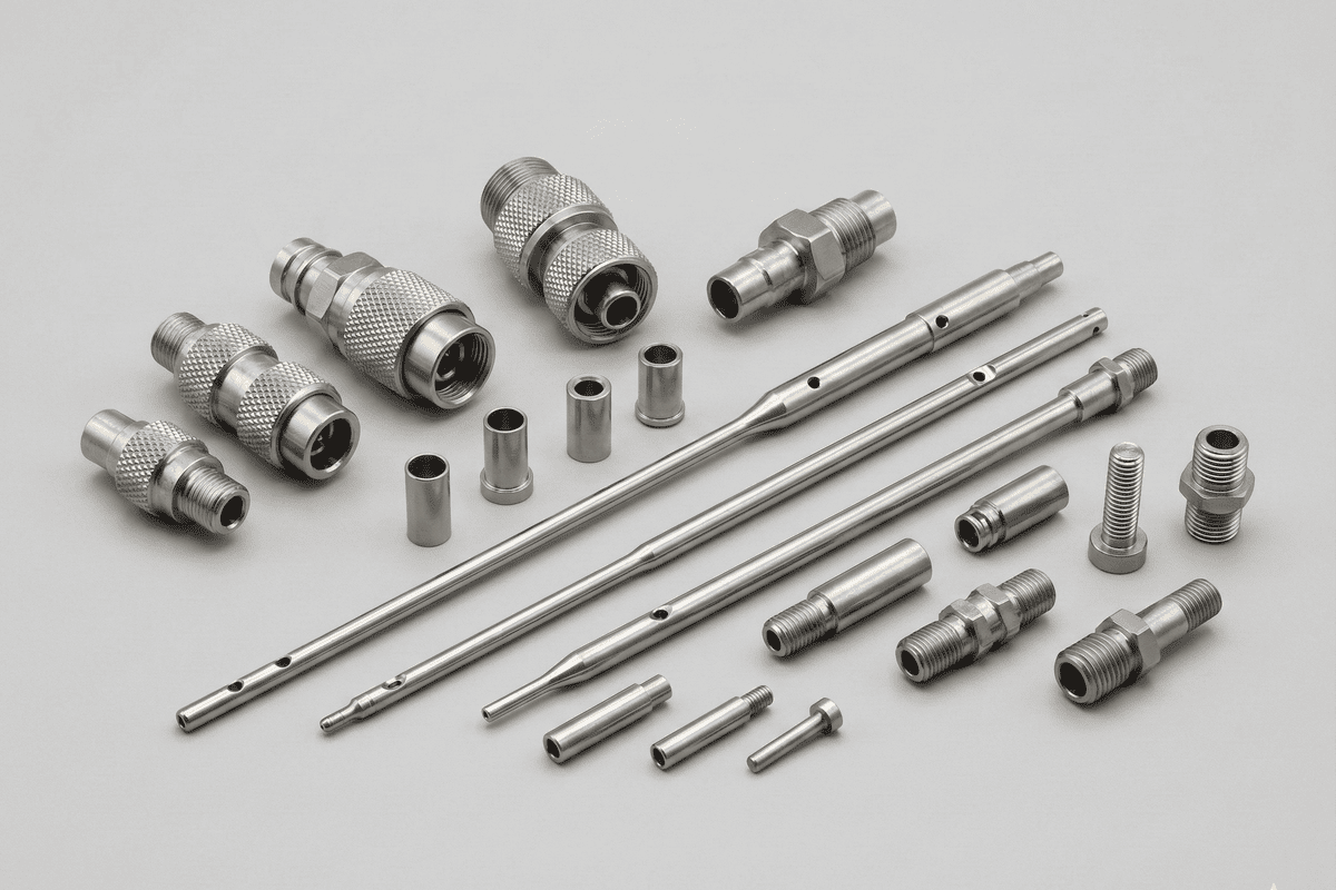 Typical CNC Turned Parts for Medical &amp; Healthcare Devices