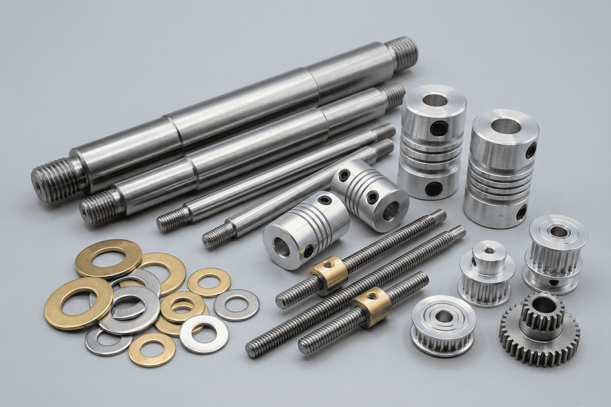 Typical CNC Turned Parts for Robotics &amp; Automation