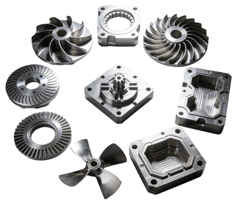 5-axis CNC machined parts