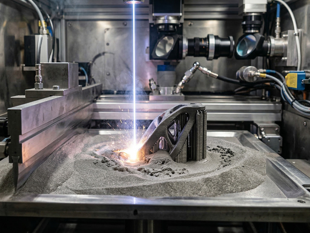 Metal powder bed fused 3D printing service