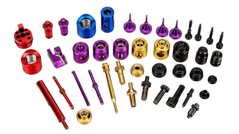 Parts machined from high-performance materials