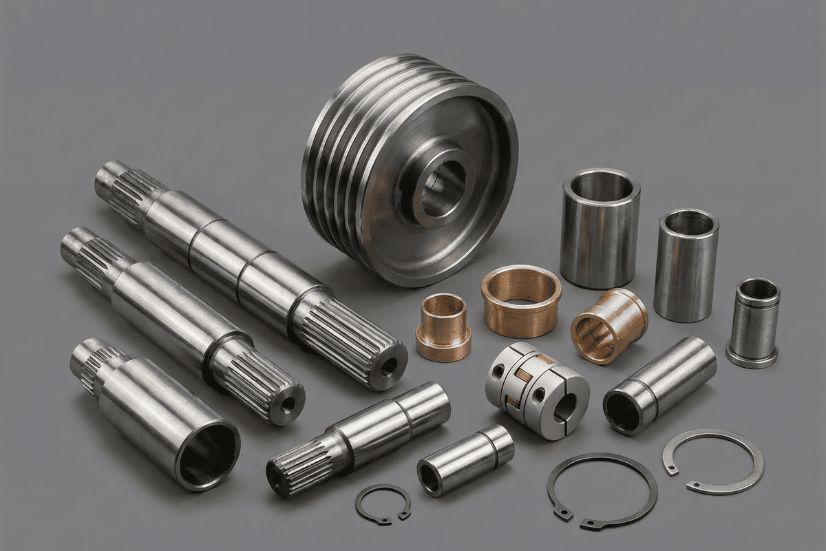 Typical CNC Turned Parts for Industrial Machinery &amp; Equipment