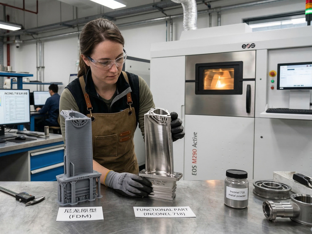 Additive manufacturing services from prototype to functional components