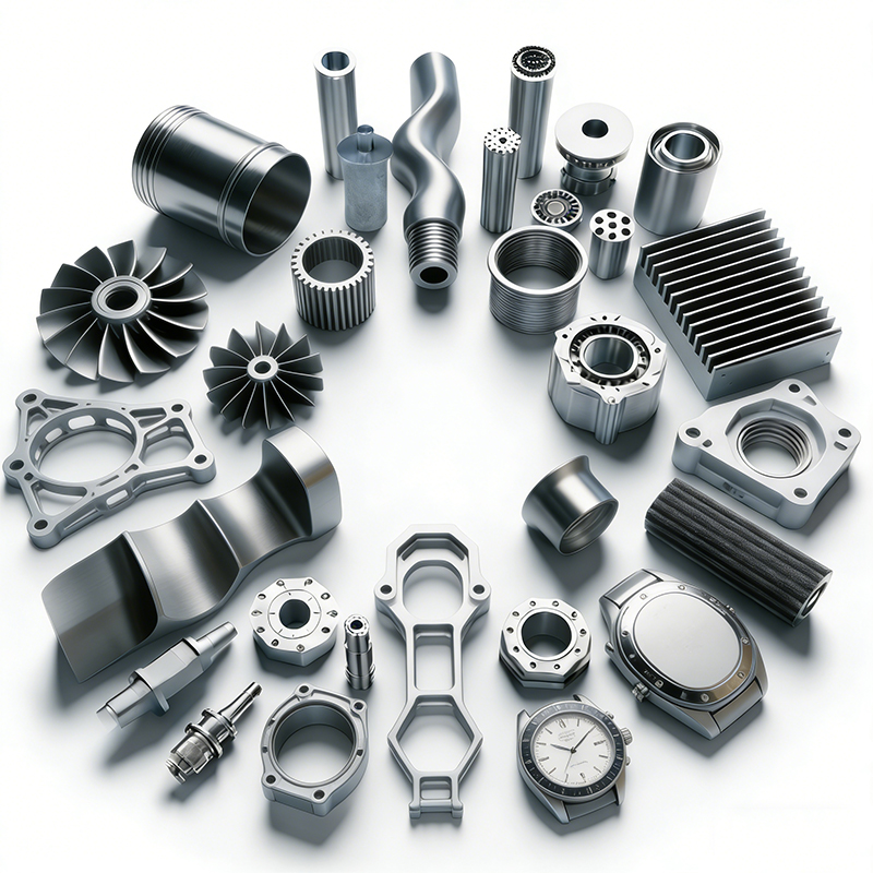 Machined-titanium-alloy-parts