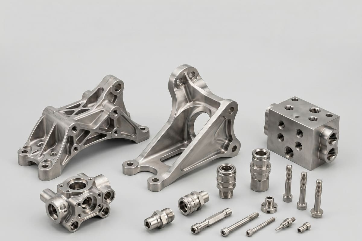 Stainless steel aerospace components
