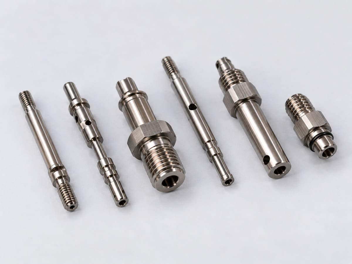 Swiss CNC machined small titanium precision parts