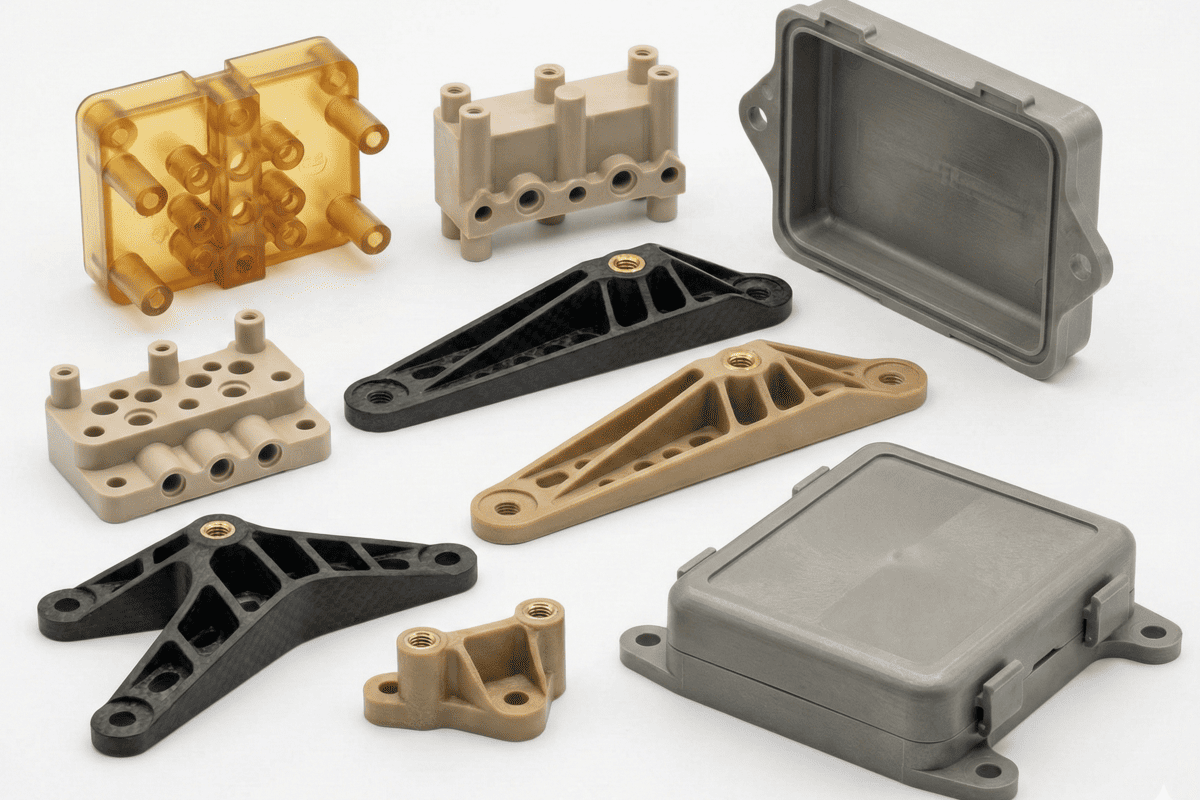 Aerospace components made of high-performance aerospace plastics