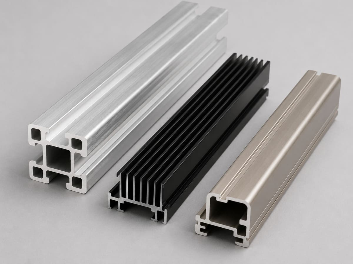 6063 aluminum anodized extrusion profiles and heat sink components