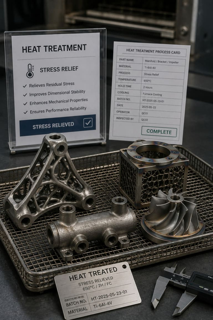 Heat Treatment & Stress Relief Available