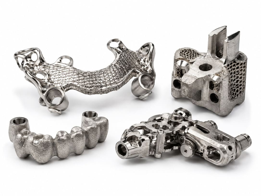 Cobalt chrome metal 3D printed precision parts for medical dental and wear-resistant applications