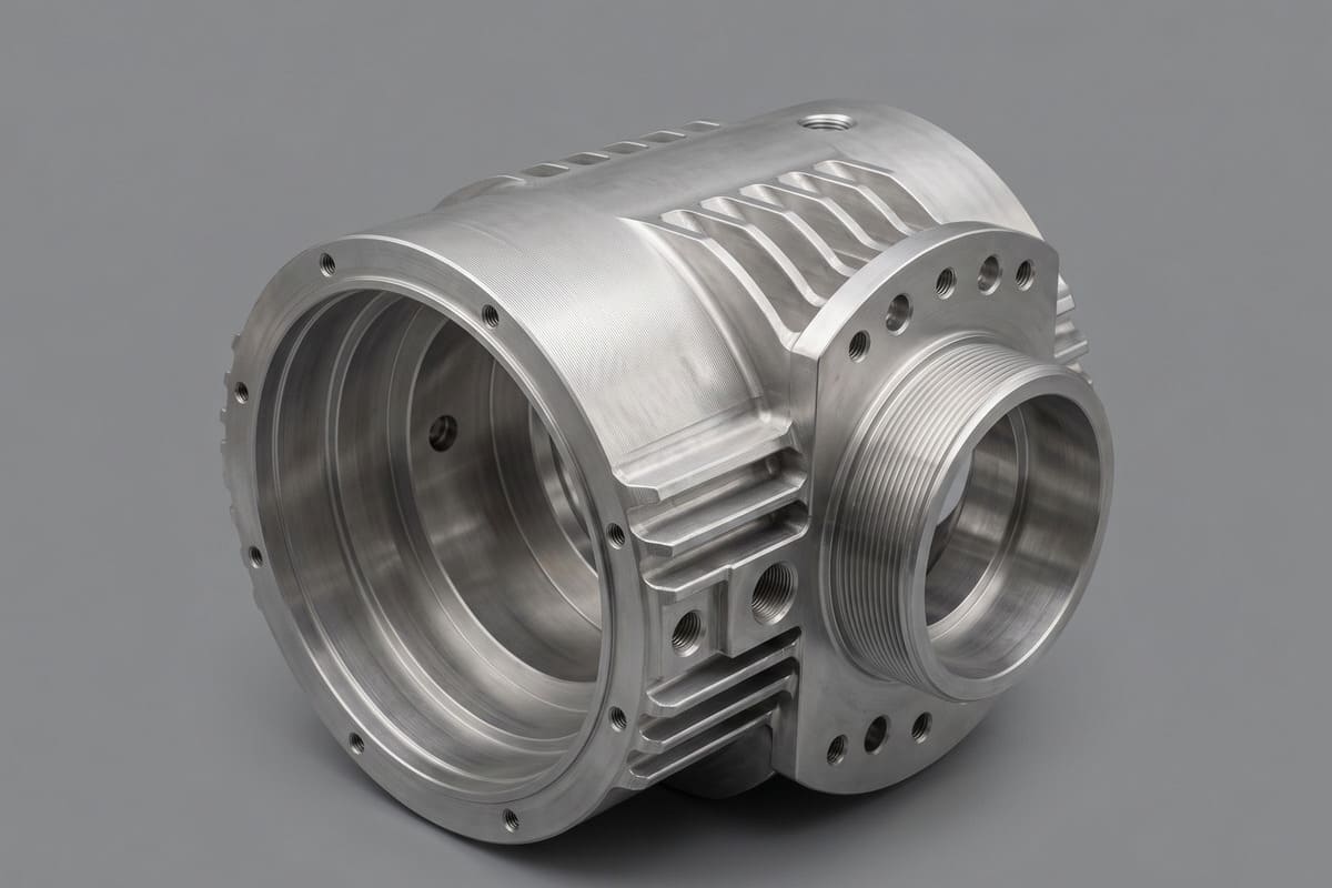 Large casing machined by CNC