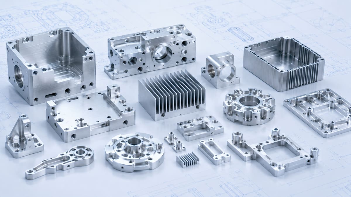 Aluminum CNC machined parts for custom manufacturing, prototypes, and low-volume production..jpg