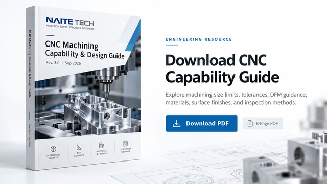 قم بتنزيل دليل قدرات CNC