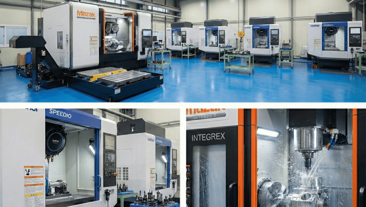 5 axis CNC machining center manufacturing complex precision parts