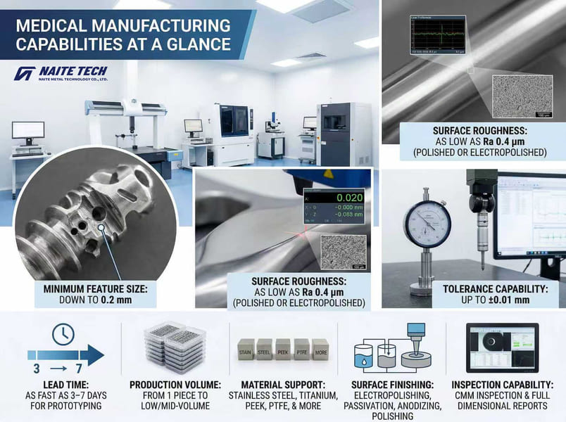 Medical Manufacturing Capabilities at a Glance