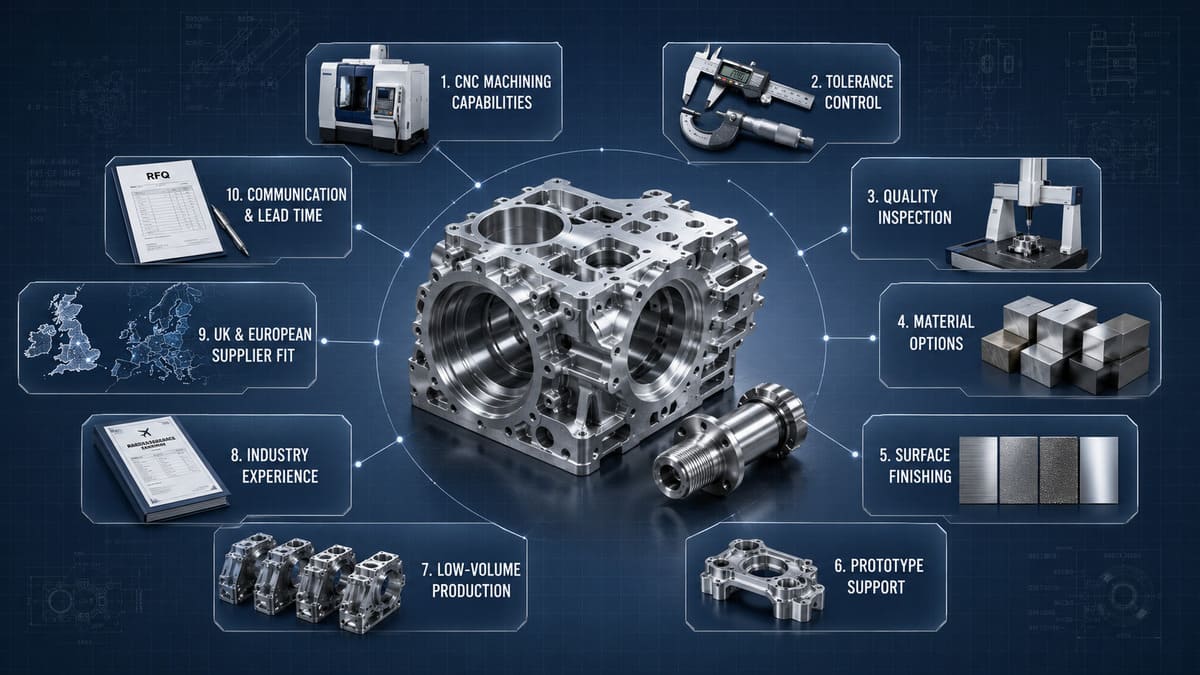 Selection criteria for evaluating CNC machining companies in the United Kingdom..jpg