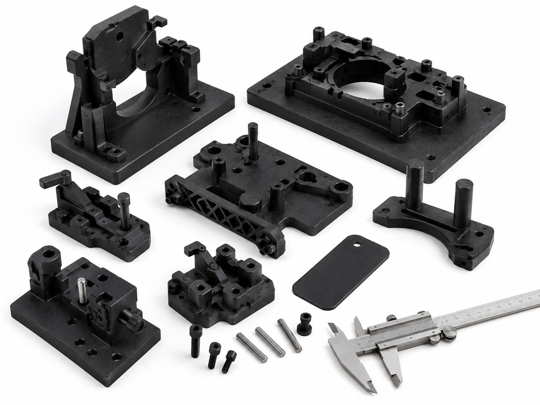 MJF nylon jigs fixtures and tooling aids for production and inspection support