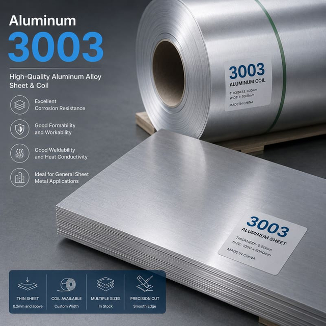 Aluminum 3003 Parts Manufacturing | Sheet Metal Fabrication & CNC Machining