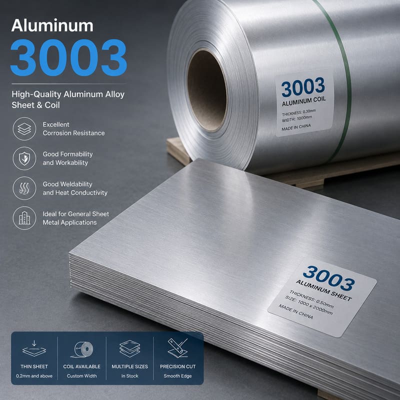 Aluminum 3003 Parts Manufacturing | Sheet Metal Fabrication & CNC Machining