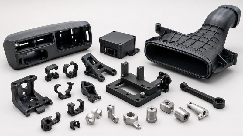 Lightweight 3D printed aerospace and drone components