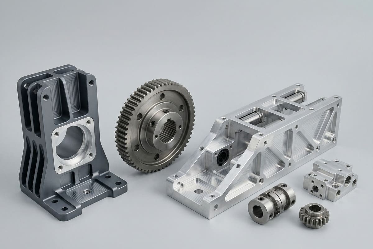 CNC machining of industrial equipment & automation parts