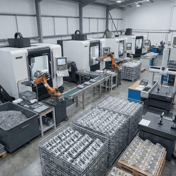 End-User High-Volume CNC Machining Production