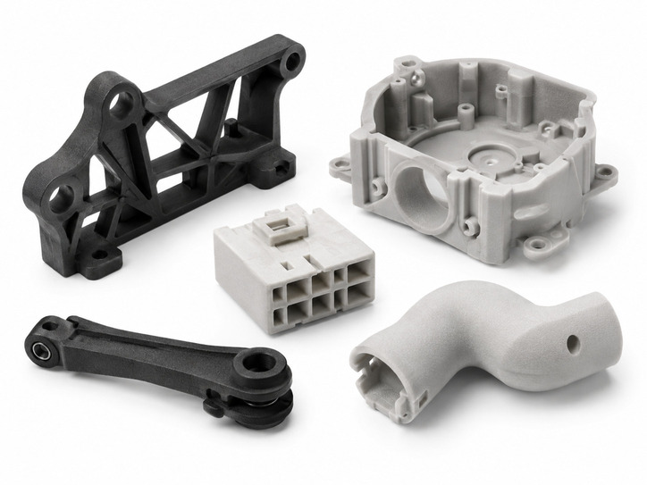 SLS functional nylon prototype parts for engineering validation and product testing
