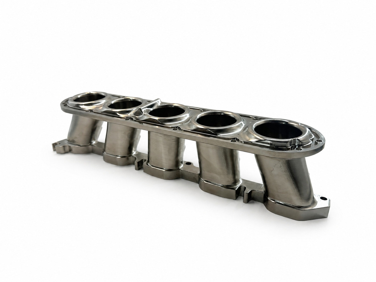 Completed custom billet aluminum intake manifold for a Canadian customer.jpg