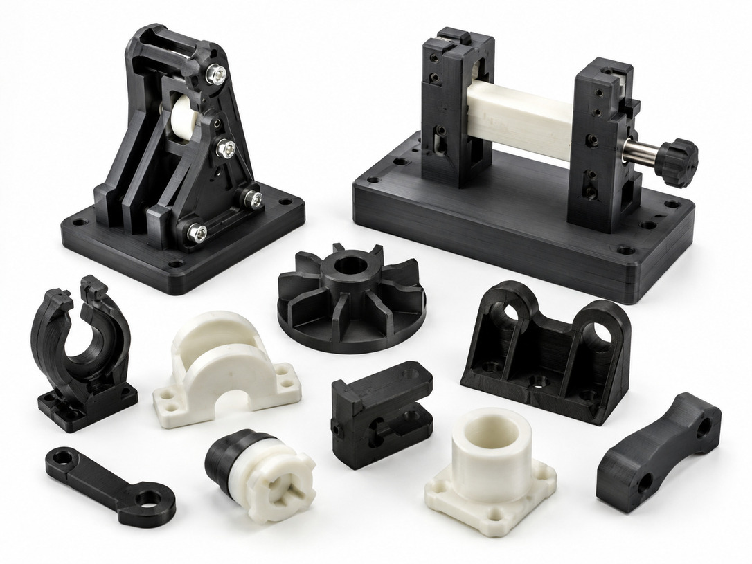 FDM Nylon functional testing parts for tough mechanical prototype applications
