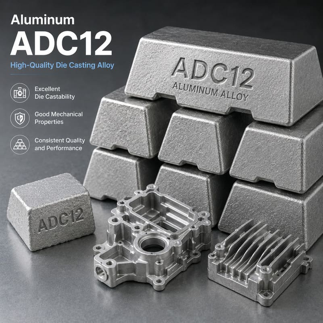 ADC12 Aluminum Die Casting Parts & Manufacturing Services
