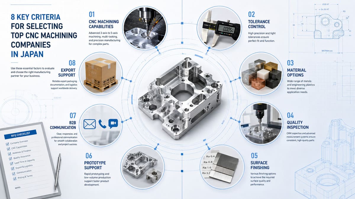 CNC machining supplier selection criteria for evaluating Japanese machining companies..jpg