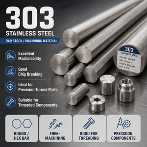303 Stainless Steel: Properties, Machinability & Applications