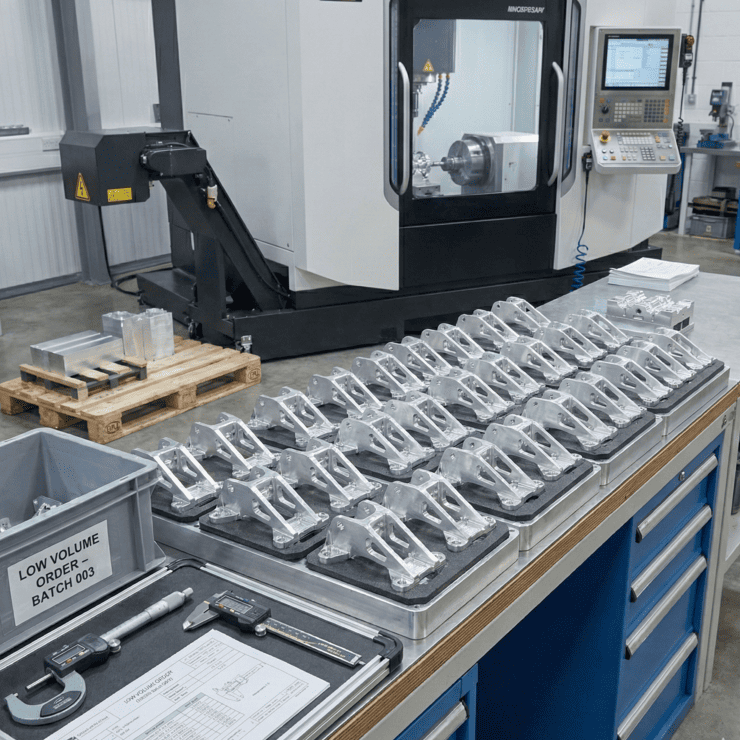 Low volume CNC machining