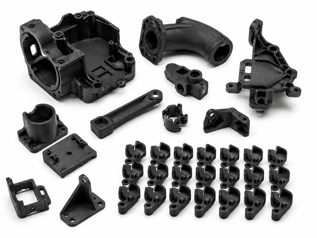 MJF 3D printed nylon parts for functional prototypes and low-volume production