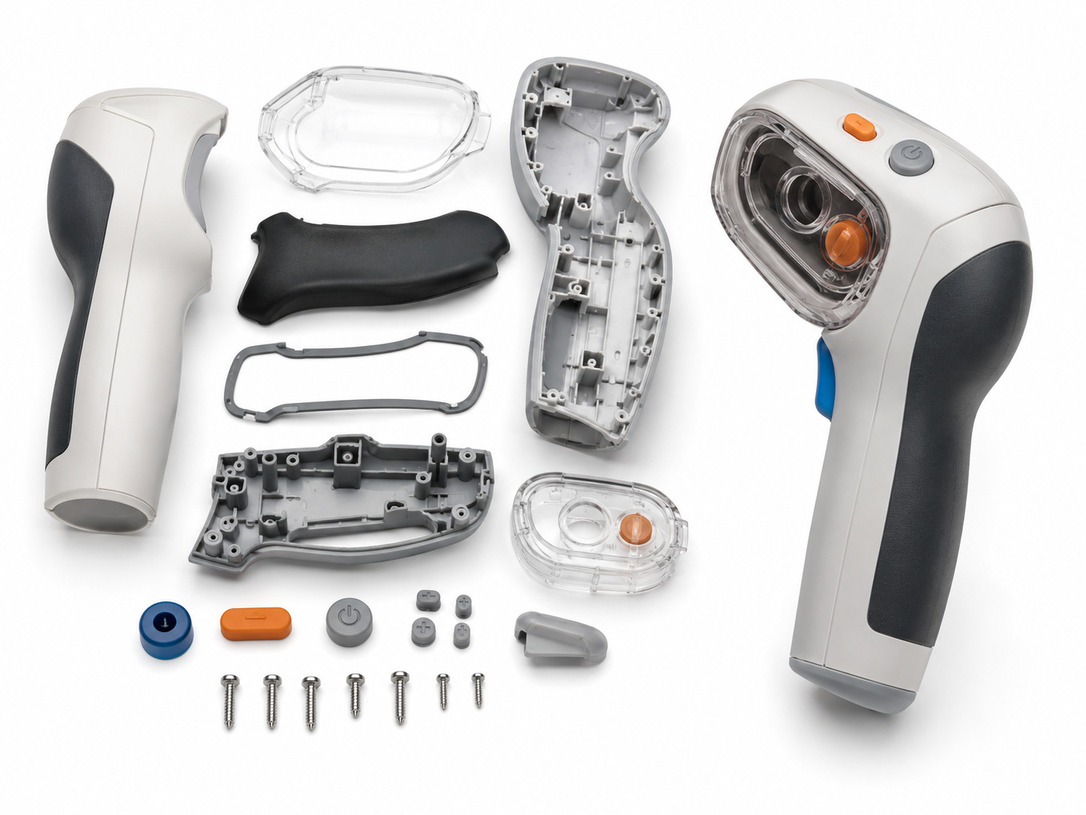 PolyJet prototype assembly support for multi-part product mockups and user testing models