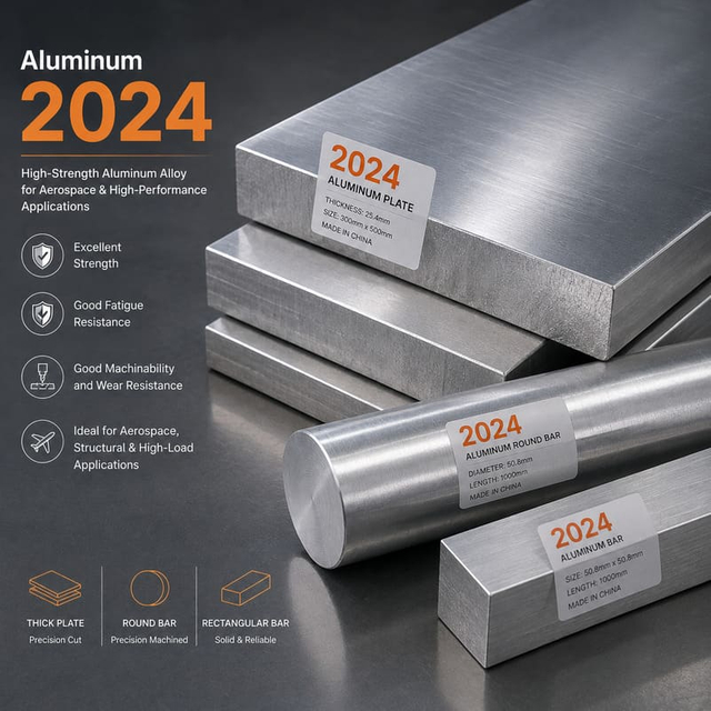 Aluminum 2024: Aerospace Properties & CNC Machining for High-Strength Parts