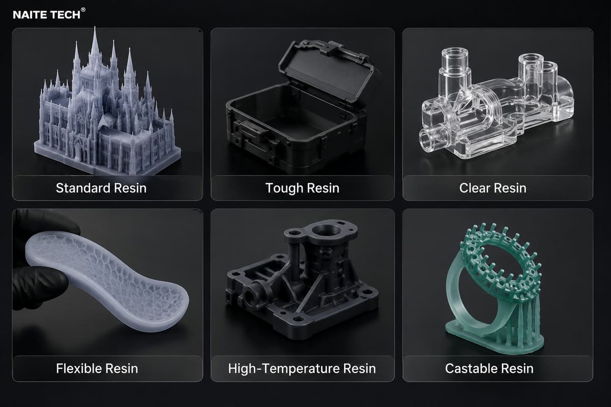 Different SLA resin materials for visual and functional prototypes.jpg