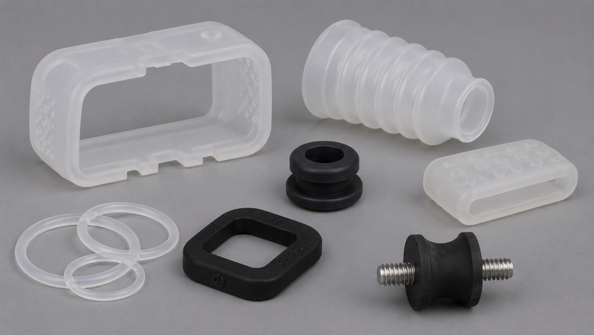 TPU 3D printed parts