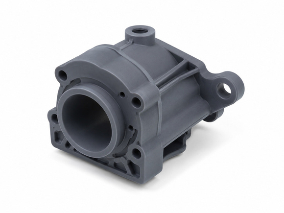 SLA 3D printed resin prototype with smooth surface finish