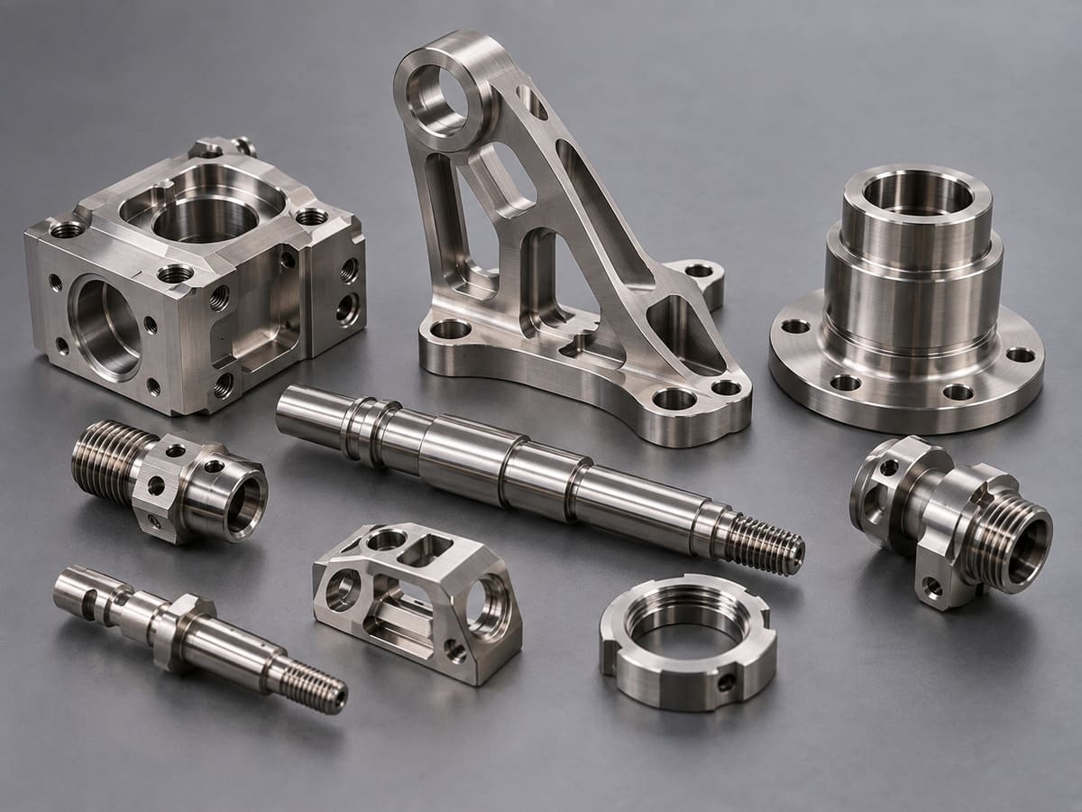 Precision titanium CNC machined parts for demanding industries