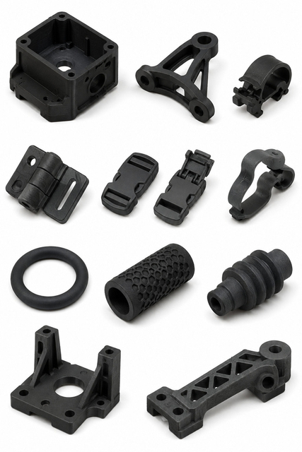 Nylon PA12, PA11, TPU & Glass-Filled PA12 Material Options