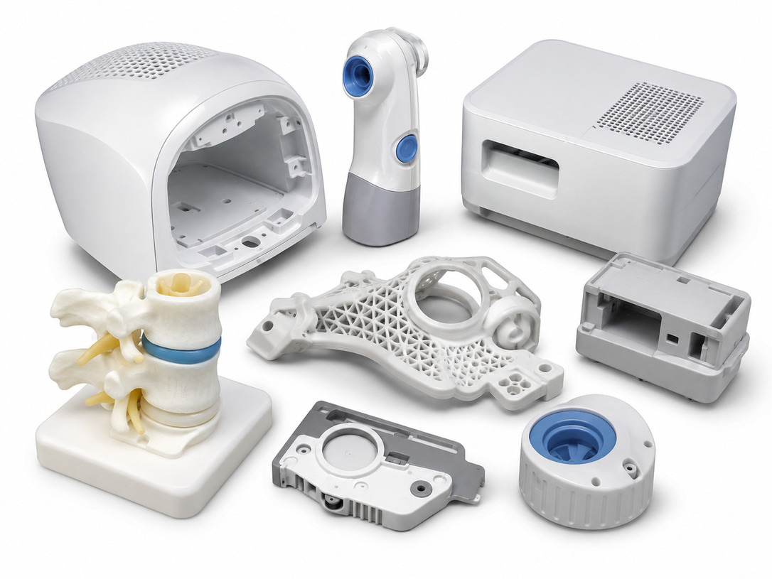 PolyJet rigid photopolymer prototypes with smooth surface and fine details