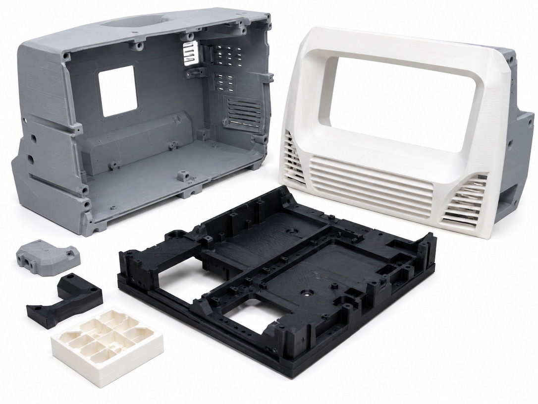 Large FDM plastic prototypes for housings panels and engineering mockups