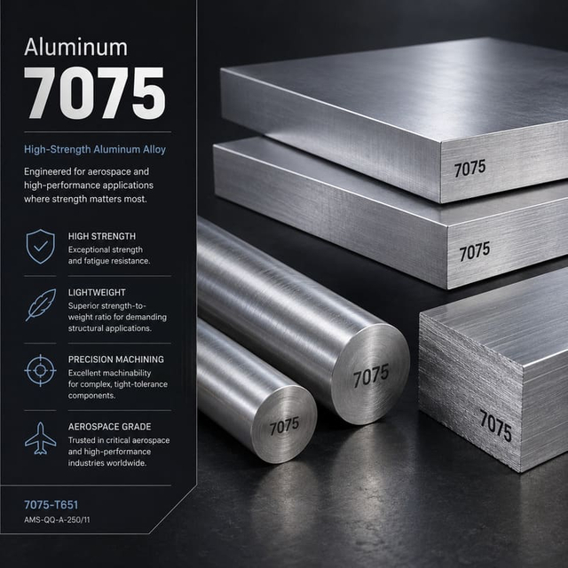 Aluminum 7075: Properties, T6 Datasheet & CNC Machining Services