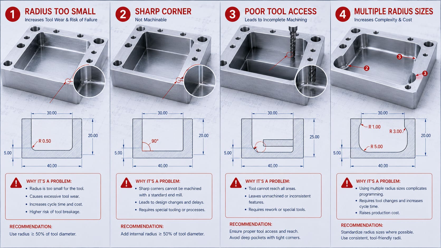Common CNC internal corner radius design mistakes affecting manufacturability.jpg
