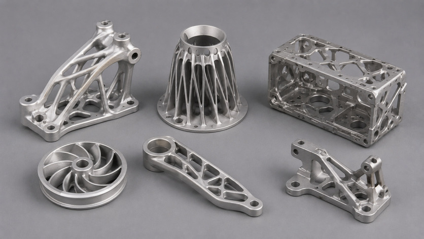 Aluminum 3D printed parts