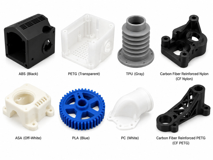 Large FDM plastic prototype parts with fast turnaround